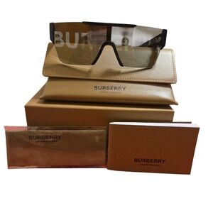 Burberry Black Sunglasses with Tan Case